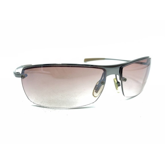 Fabris Lane 1598 Gunmetal Silver Half Rim Wrap Sunglasses  display picture 2